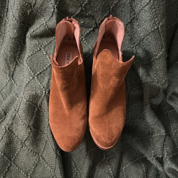 Tan Leather Steve Madden Booties - Size 6.5 - Picture 5 of 12